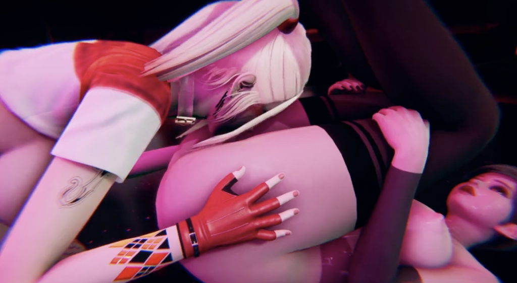 【3D扶她】自杀小队同人：哈莉奎茵变双性小丑女狂干性感猫女